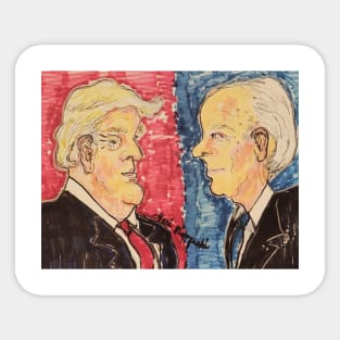 Donald Trump vs Joe Biden 2020 Sticker